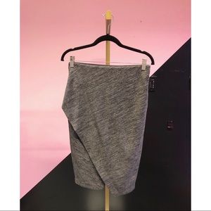 H&M Asym Grain Skirt